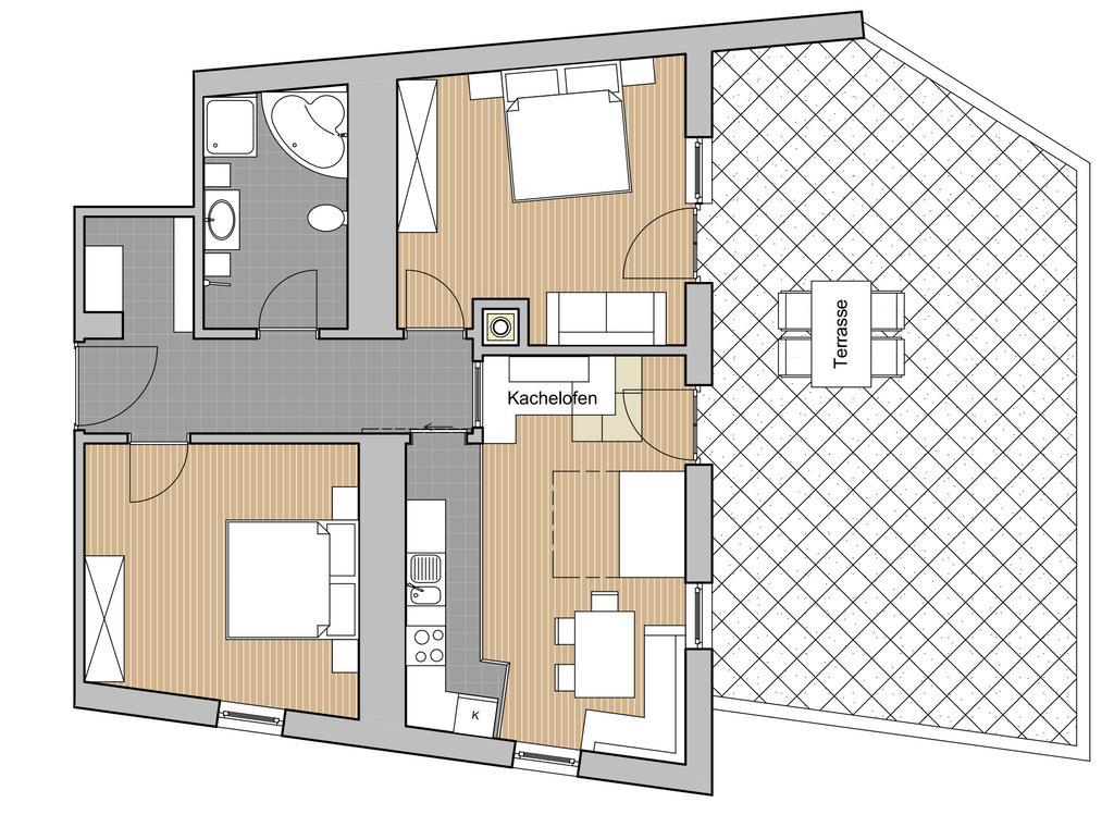 Aktiv Apart Stoeckl Kauns Exterior photo